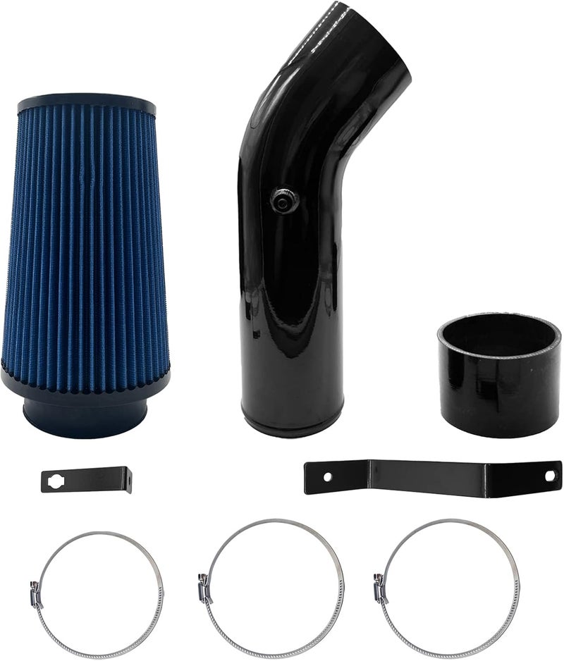 PMFCA Oiled Cold Air Intake 7.3 Diesel Kit Air Intake Pipe With Oiled Filter Compatible with 1995-2003 Ford F250 F350 F450 Super Duty 7.3L Powerstroke Diesel - Image 5